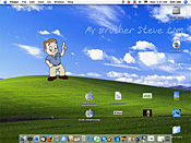 Steve's Mac desktop - we do Mac & PC here